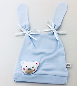 Шапка "зайка-мишка"