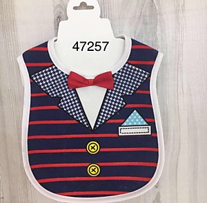 Слюнявчик для мальчика "полоска"